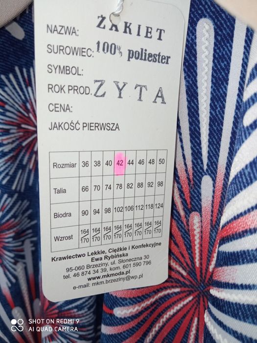 Komplet sukienka i żakiet 40/42 Nowe metki