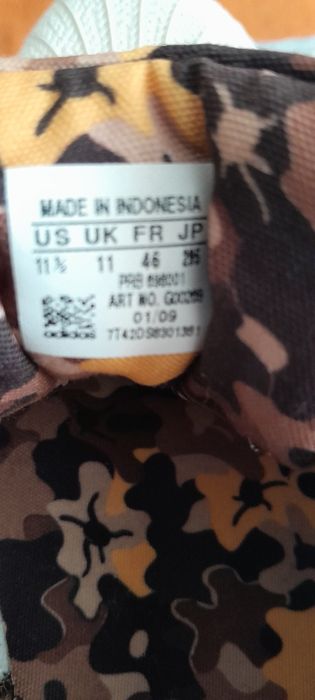 Buty męskie biało czarne. Adidas.