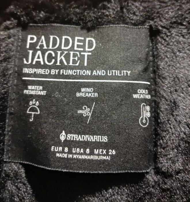 приталенная куртка Stradivarius размер XS