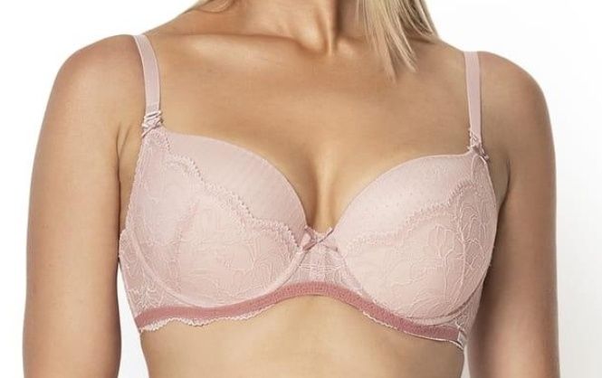 CHELO Biustonosz Double Push Up Różowy 85b