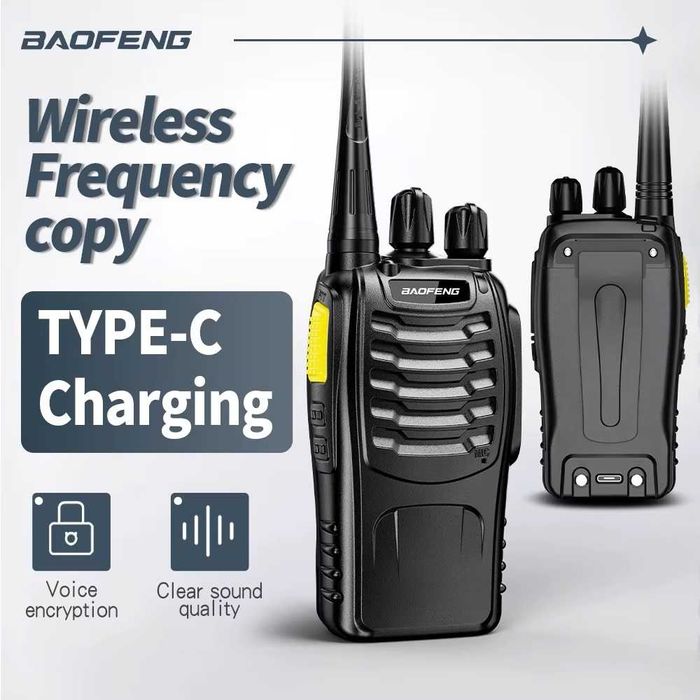 Рации аналого-цифровые Baofeng BF-888SD (2 шт.)  Type-C