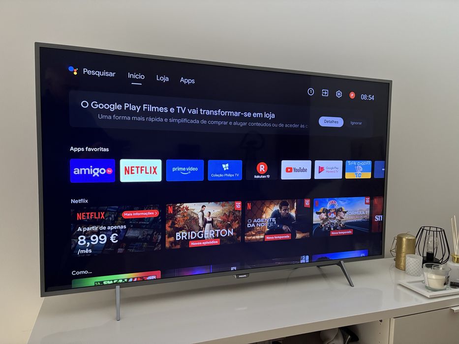 PHILIPS Ambilight UHD 4K 55" como nova