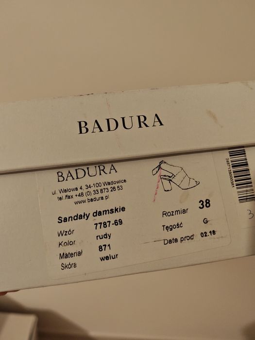 Nowe sandały Badura