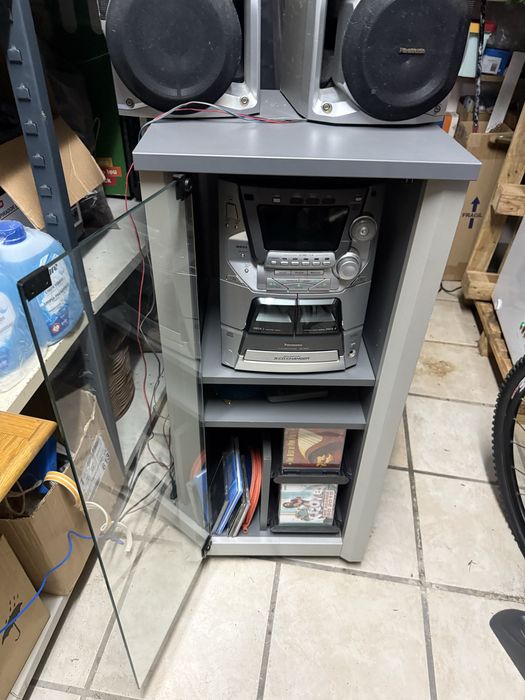 Aparelhagem  de musica com movel Panasonic