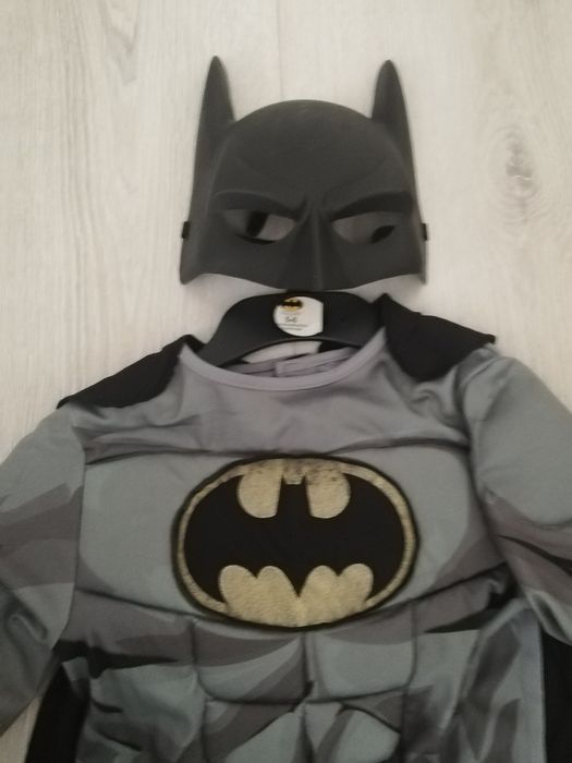 Fantasia Batman com máscara 5 - 6 anos
