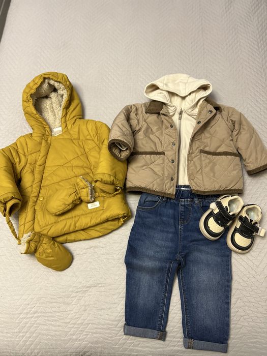 Курточка на вксну Zara, джинси, кофта кросівки