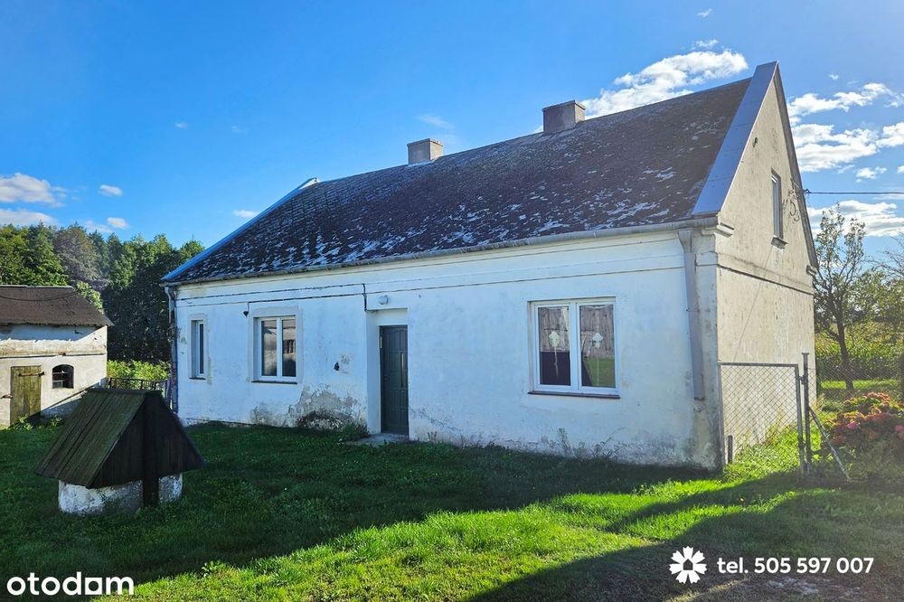Na sprzedaż dom na wsi z działką 3854 m2 - 5 km do Lipna.