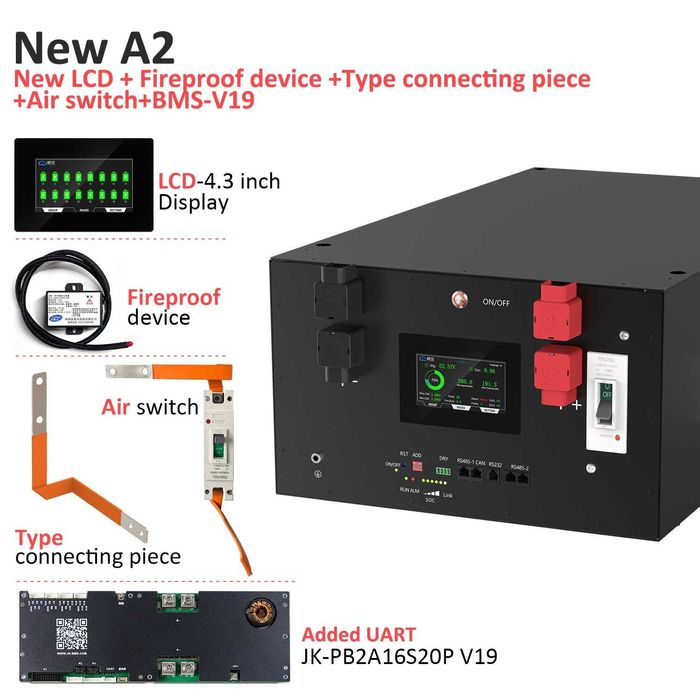 Magazyn energii LiFePo4 17kwh gwarancja 5 lat