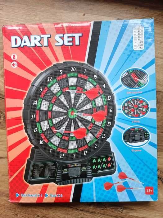 Elektroniczna Tarcza Dart Set game Gra Rzutki Lotki