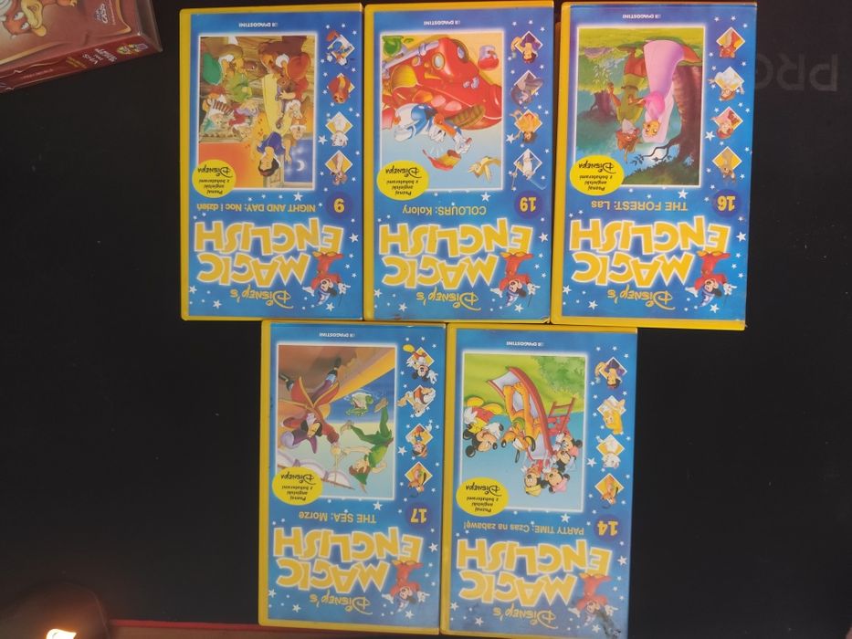 Disney Magic English, kasety VHS