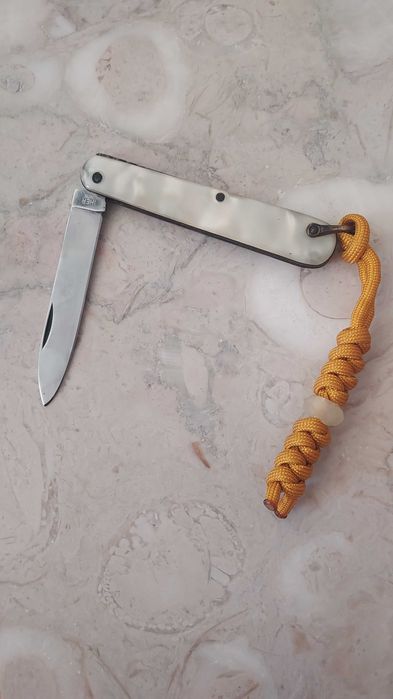 Canivete IHER com bail - Lâmina em inox 93mm - "Craked Ice"