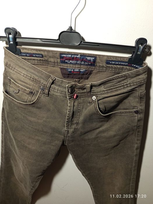Jacobs Cohen nowe oryginalne slim stretch luksusowe jeansy męskie