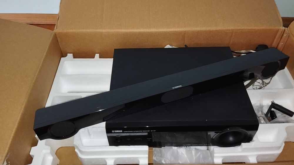 Yamaha YHT-S401 HDMI ресивер 5.1 + акустика, звуковой проектор +САБВУФЕР, саундбар для кино музыки игр ТВ