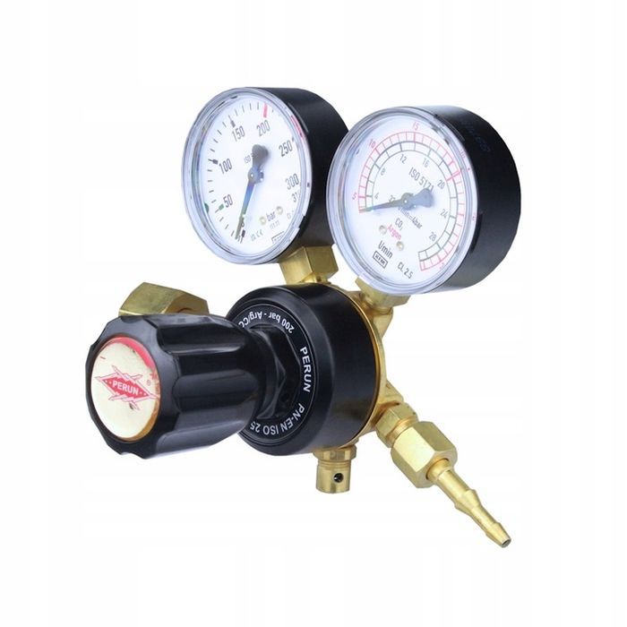 profesjonalny reduktor gazu ar/co2 2 manometry 200 bar slight perun