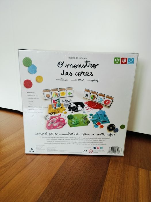 O monstro das cores • jogo de tabuleiro