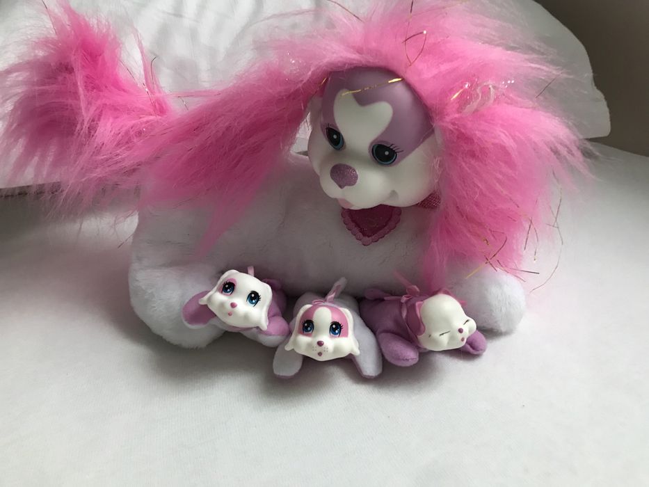 Psia mama ze szczenietami