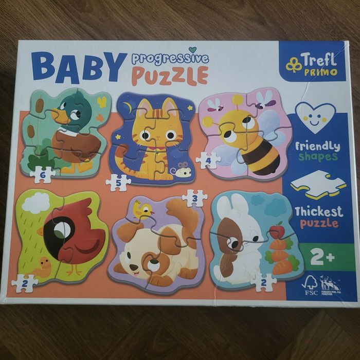Baby Puzzle 2+ Trefl Primo