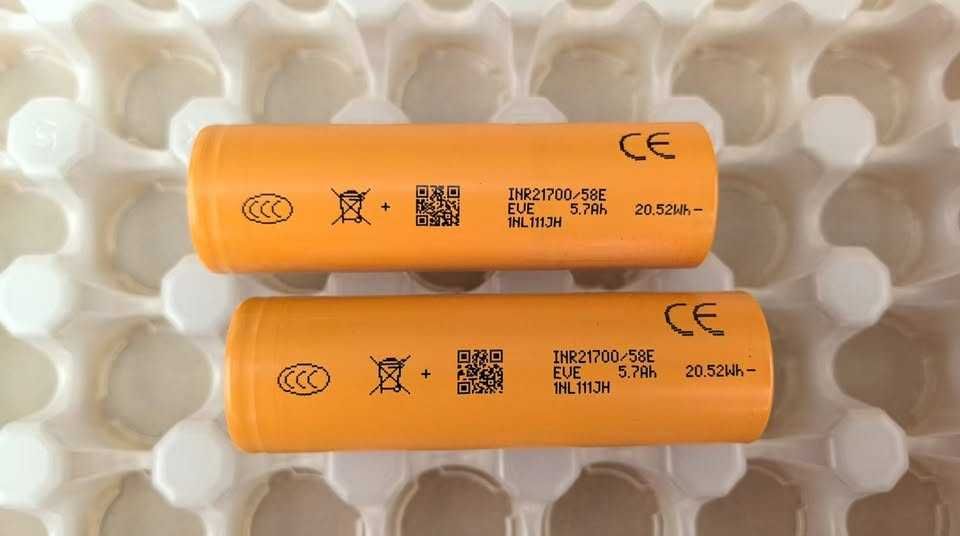 Акумулятор INR 21700 EVE 58E 5700 mAh