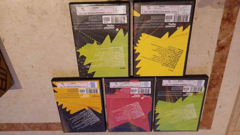 Vendo DVD'S de KARAOKE muito baratos