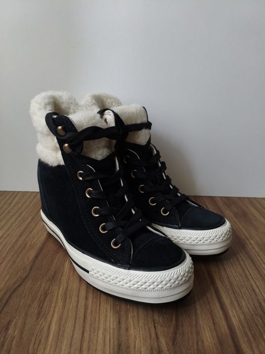 Buty Converse All Star Platform Plus Winter trampki ociepl 36,5 23,5cm