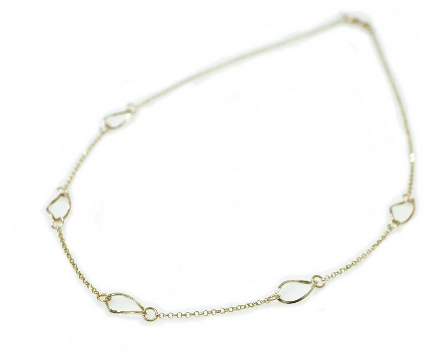 Złoto 585 - złoty łańcuszek Celebrytka