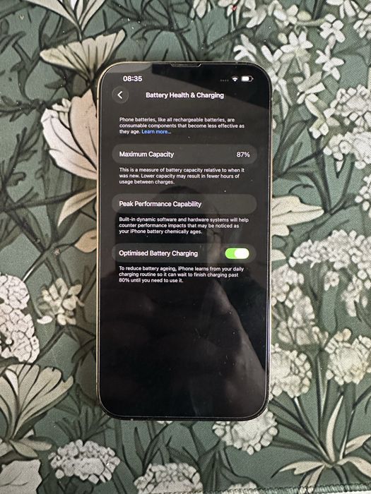 iPhone 13promax 128G ouro