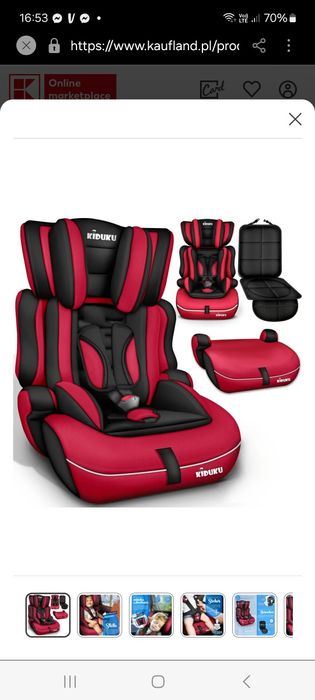 Fotelik samochodowy kiduku