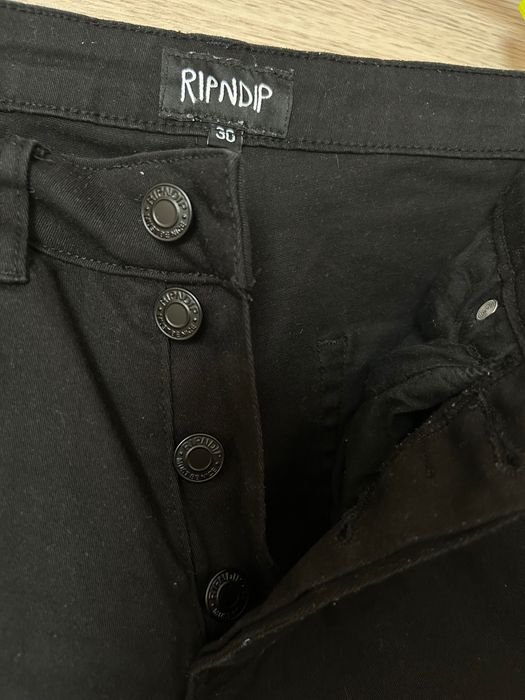 Чорні брюки Ripndip жіночі з котом в кишені, S-M