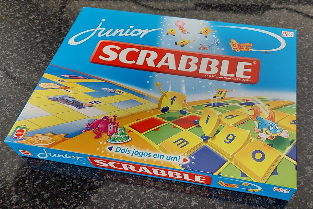 Jogo Tabuleiro Scrabble Júnior Mattel
