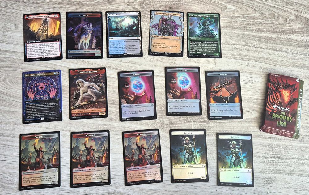 Magic The Gathering Brothers War Collector Booster box 15 kart
