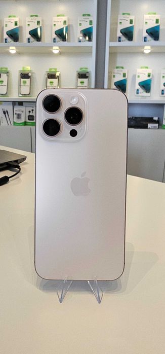 iPhone 16 Pro Max Desert Titanium Semi-Novo Desbloqueado Grade A+ (Recondicionado)