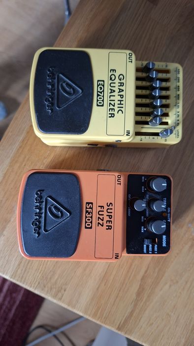 Behringer EQ700 Equalizer + Behringer SF300 Super Fuzz