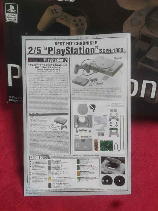 Playstation 1 (SCPH-1000)- Bandai Best Hit Chronicle 2/5 scale