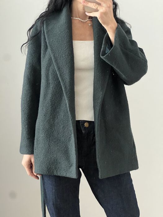 Płaszcz z wełny i wiskozy Jigsaw