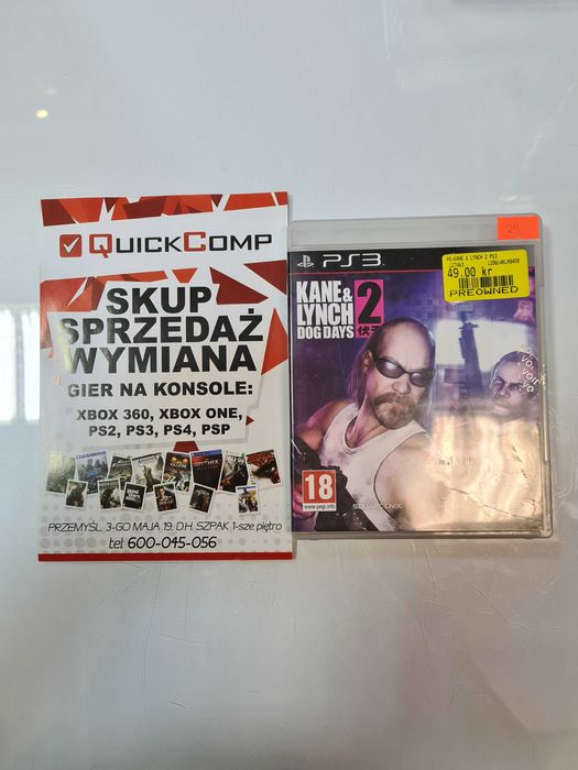 Gra PlayStation 3 PS3 Kane & Lynch 2 Dogs Day Gwarancja 1 Rok