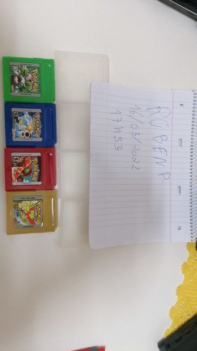 Gameboy pokemon jogos