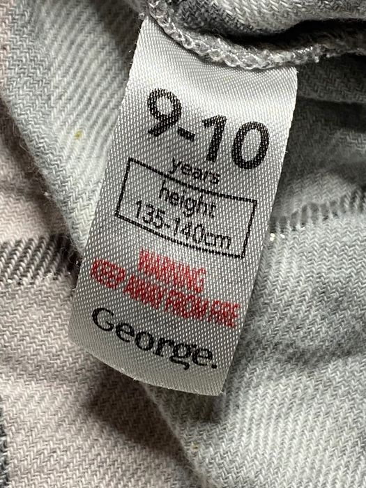 Піжама в клітинку дівчинці 9-10р. Комплект бавовна сорочка-штани