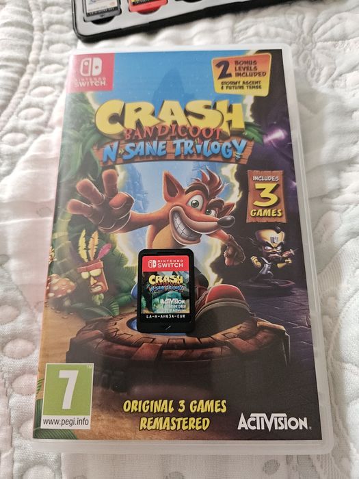 Crash bandicoot n sane trilogy  switch