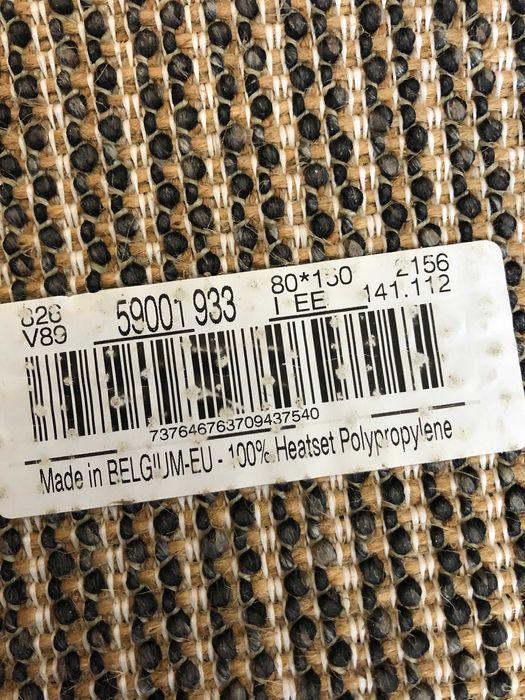 Tapete preto IKEA como novo