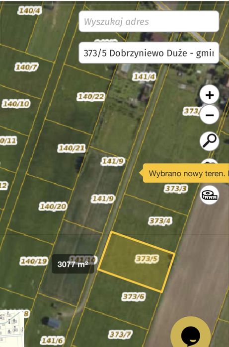 Sprzedam działkę rolna z warunkami zabudowy