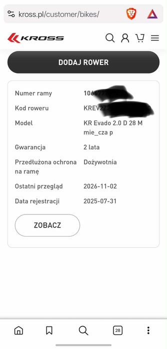 Rower Kross Evado 2.0