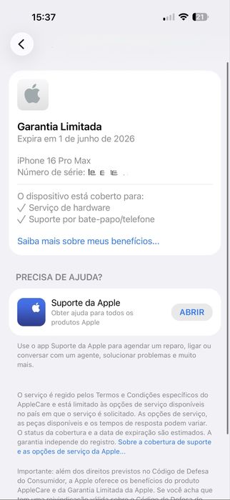 Iphone 16 Pro Max 256GB (BRANCO)