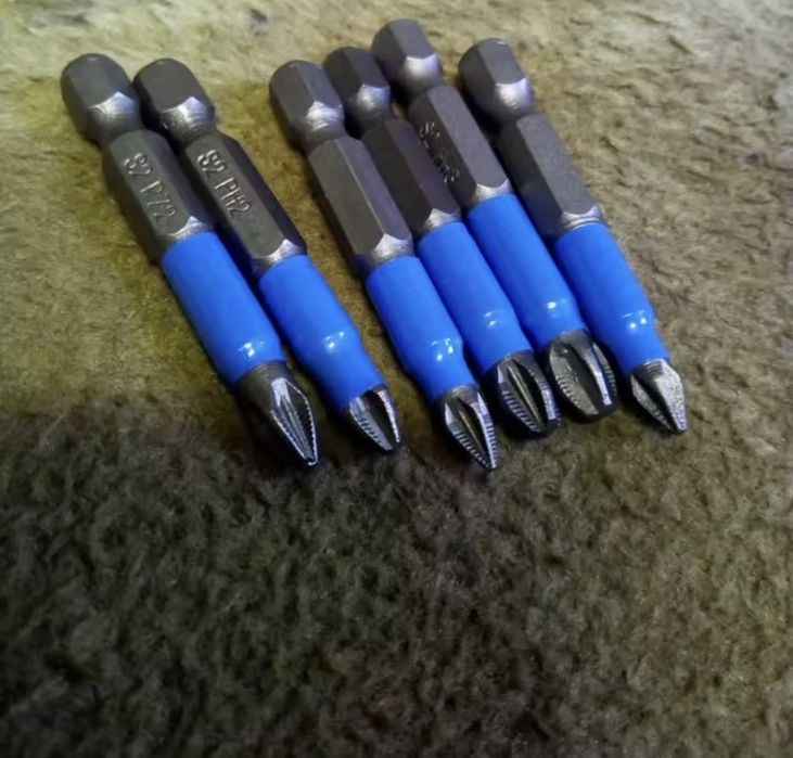 Хрестова викрутка біти 2дюйми 6шт набор підсилені зносостійкі нові