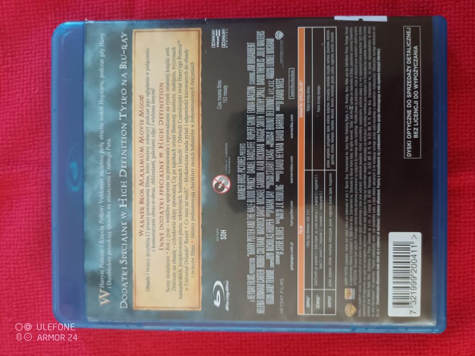 Harry Potter i Książę Półkrwi Blu Ray
