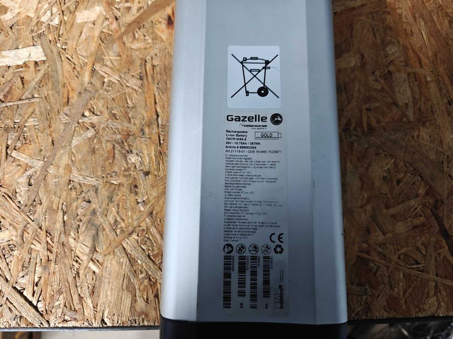 Bateria do roweru elektrycznego GAZELLE INNERGY 10.75ah 36v GOLD [3]