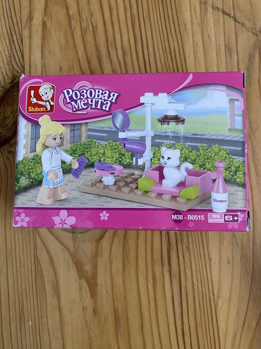 Конструктор Sluban Розовая мечта на 19,30 и 35 деталей