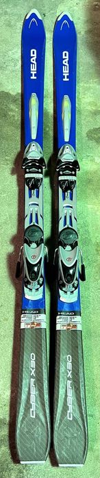 Narty HEAD CYBER X30 długość 170 cm + pokrowiec +kijki
