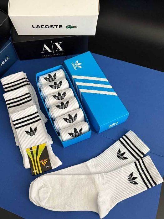 Шкарпетки високі Puma|Nike. Носки довгі Пума|Найк чорні, білі