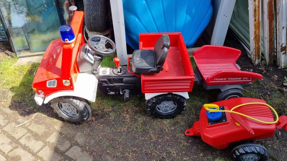 Straż pożarna mercedes auto na pedały