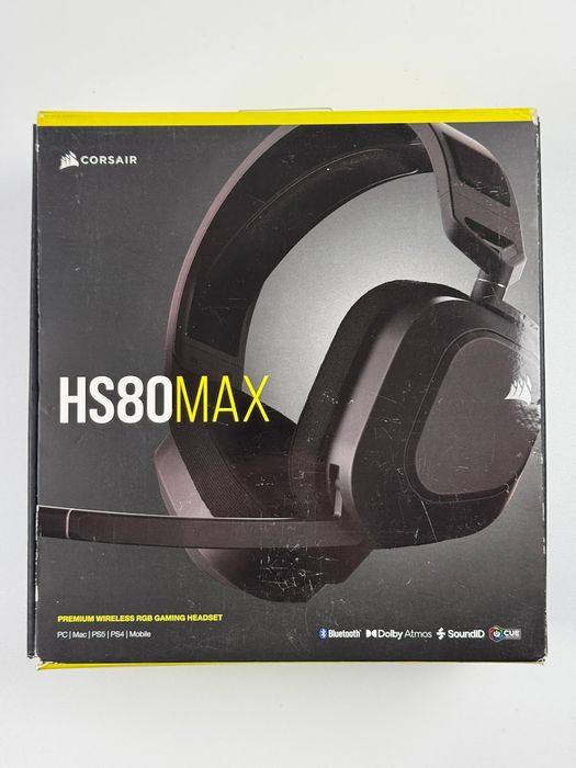 Słuchawki bezprzewodowe CORSAIR HS80 MAX WIRELESS Gaming Headset Steel